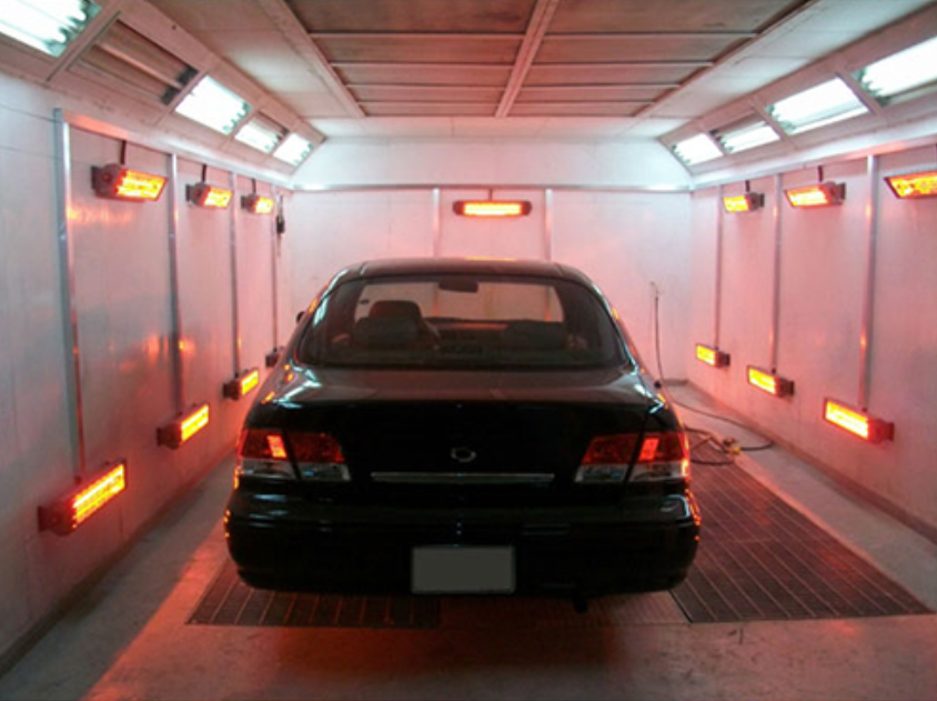 Friction material infrared heater