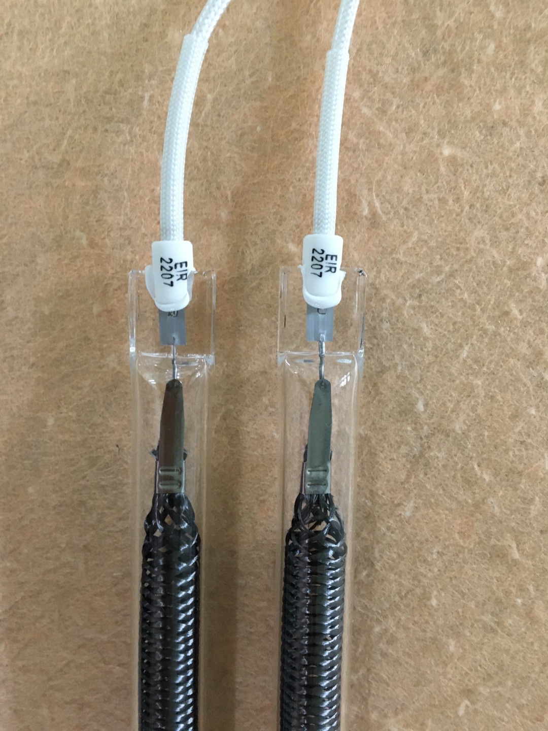 clear infrared carbon fiber heat emitter oem odm 300w